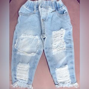 Toddler distressed jeans